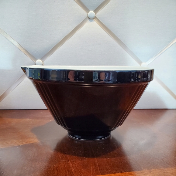 Kitchen Vintage Ceramic Mixing Bowl With Pour Spout Poshmark